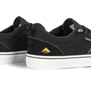 Emerica Dickson Skate Shoes - Black/White/Gold