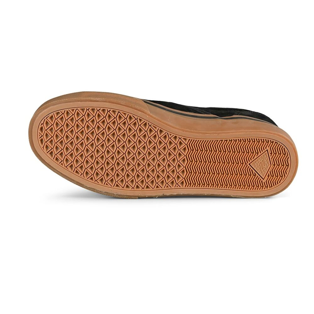 Emerica Wino G6 Slip-On Skate Shoes - Black/Gum/Dark Grey