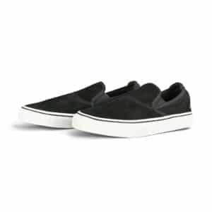 Emerica Wino G6 Slip-On Skate Shoes - Black/White/Gold