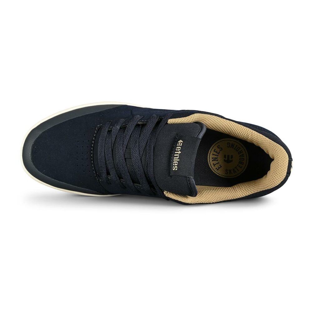 Etnies Marana Skate Shoes - Navy/Tan/White