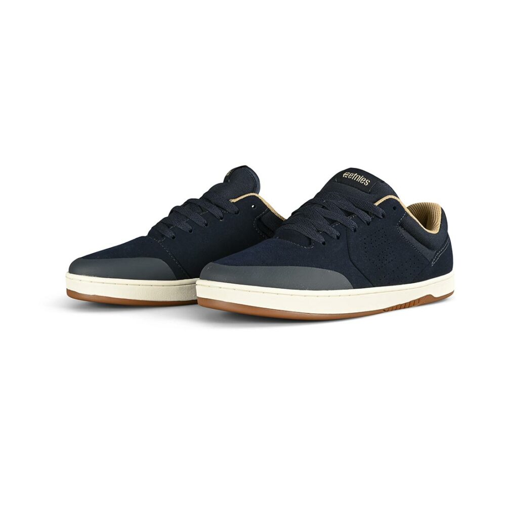 Etnies Marana Skate Shoes - Navy/Tan/White