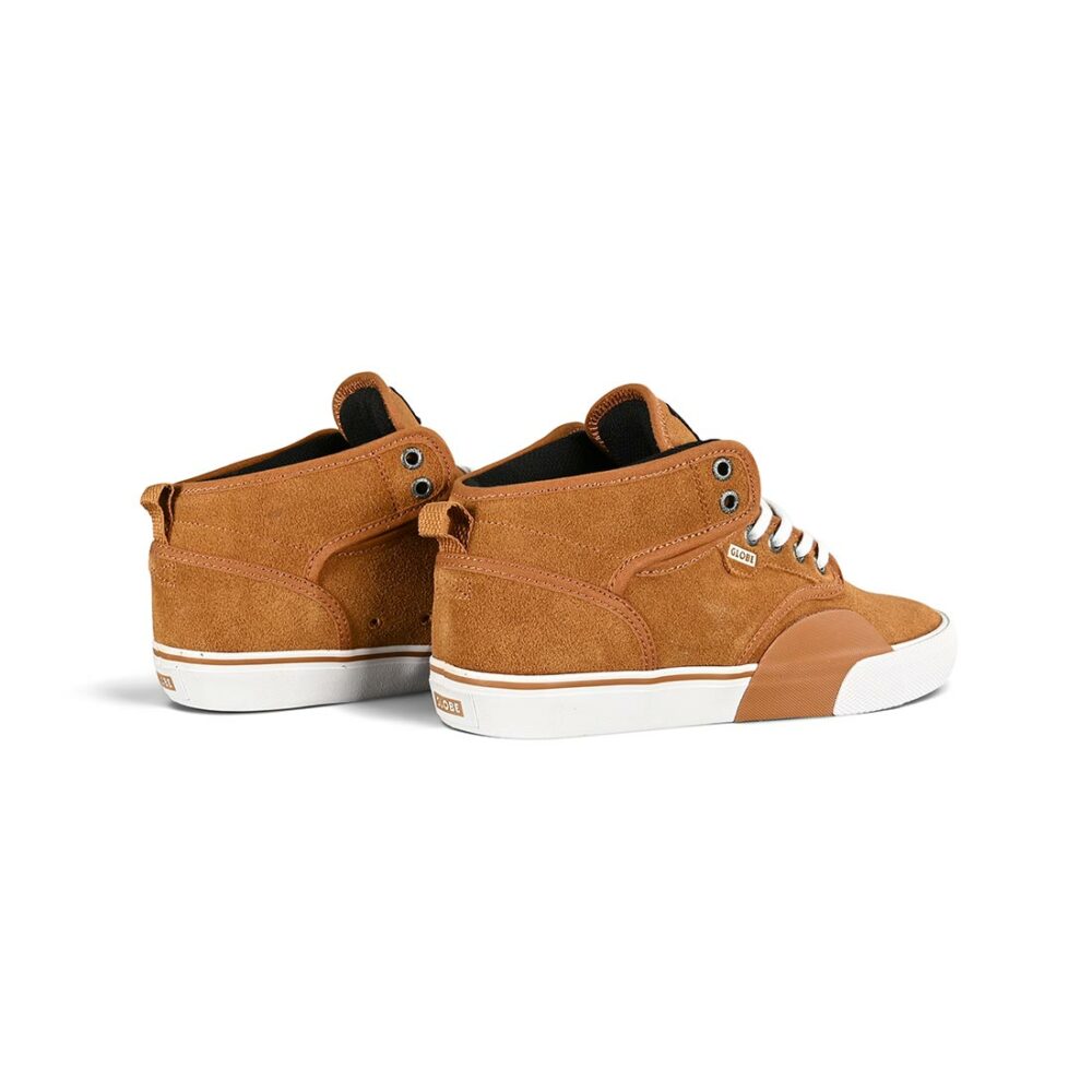 Globe Motley Mid Skate Shoes - Cashew/White/Plus