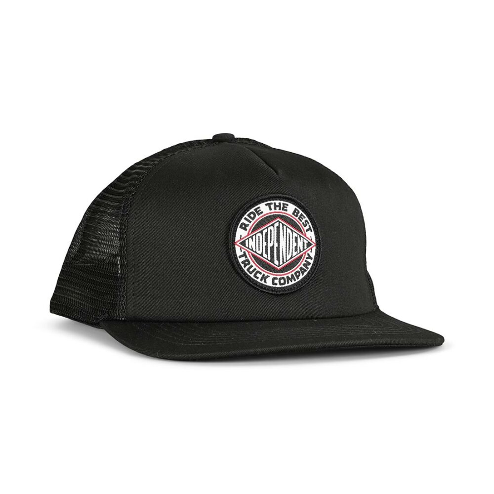 Independent R.T.B Summit Mesh Back Cap - Black/Black