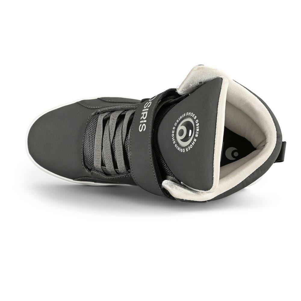 Osiris Rize Ultra High-Top Shoes - Charcoal/White