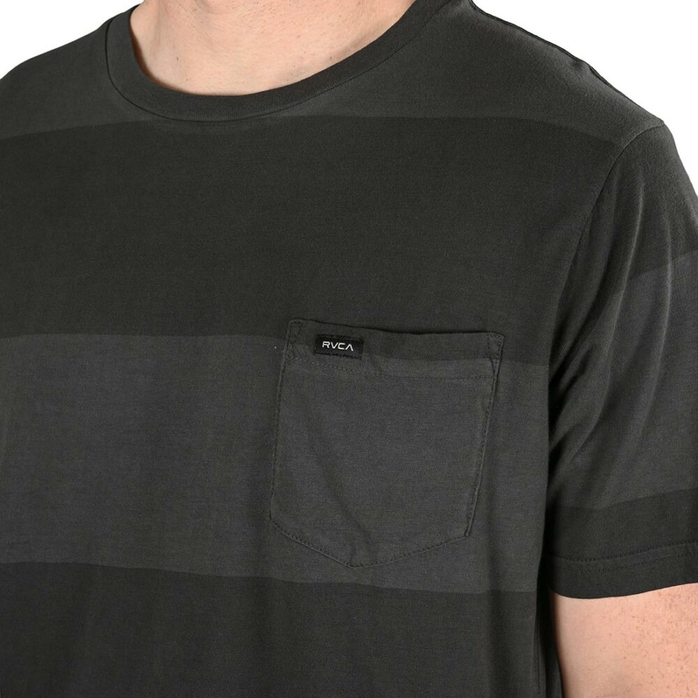 RVCA Board Stripe S/S T-Shirt - Black