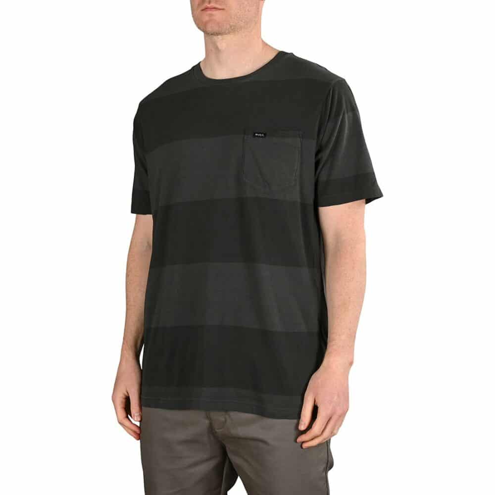 RVCA Board Stripe S/S T-Shirt - Black