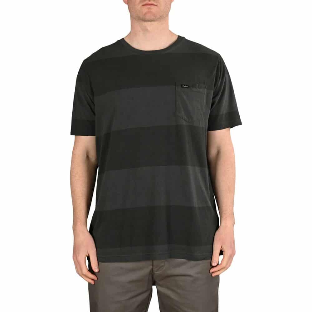 RVCA Board Stripe S/S T-Shirt - Black