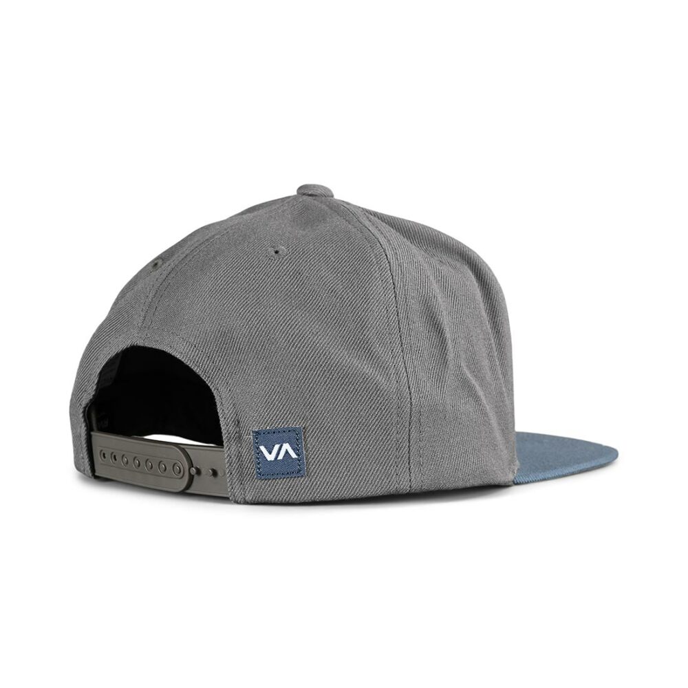 RVCA Commonwealth Snapback Cap - Grey/Blue