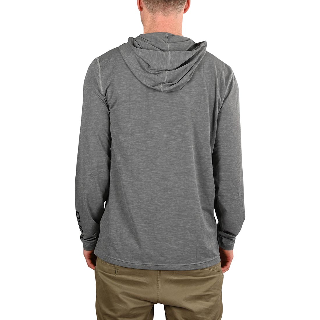 RVCA Zak Noyle L S Surf T Shirt Heather Grey Supereight
