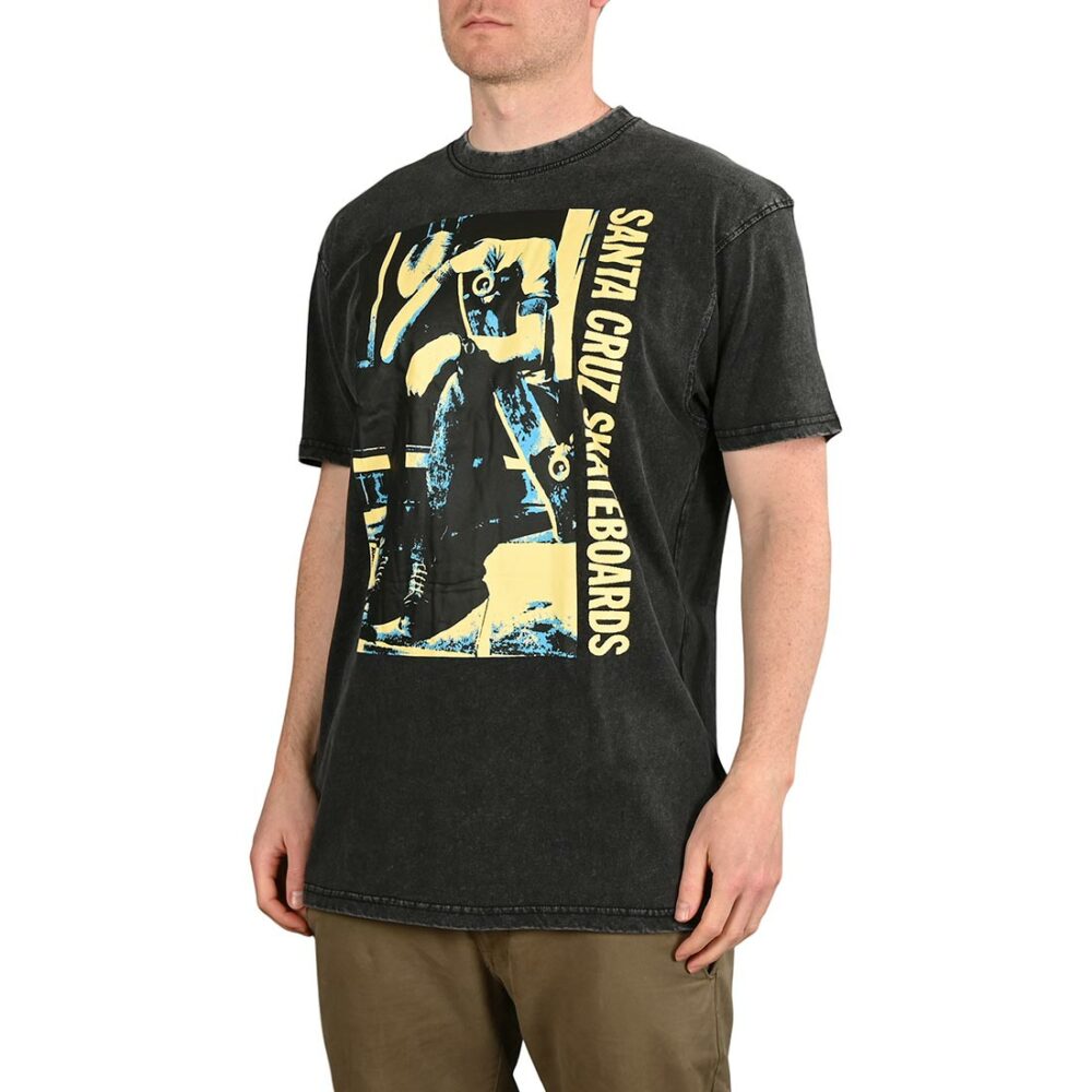 Santa Cruz Knox Punk S/S T-Shirt - Black Wash