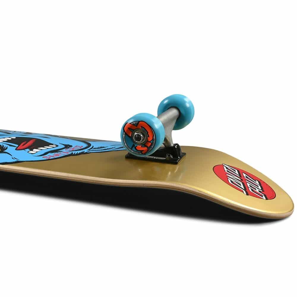 Santa Cruz Screaming Hand 8.25" Complete Skateboard - Gold