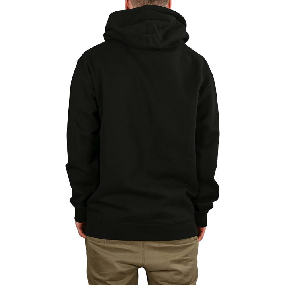 Spitfire Bighead Hoodie - Black/Silver Fleck