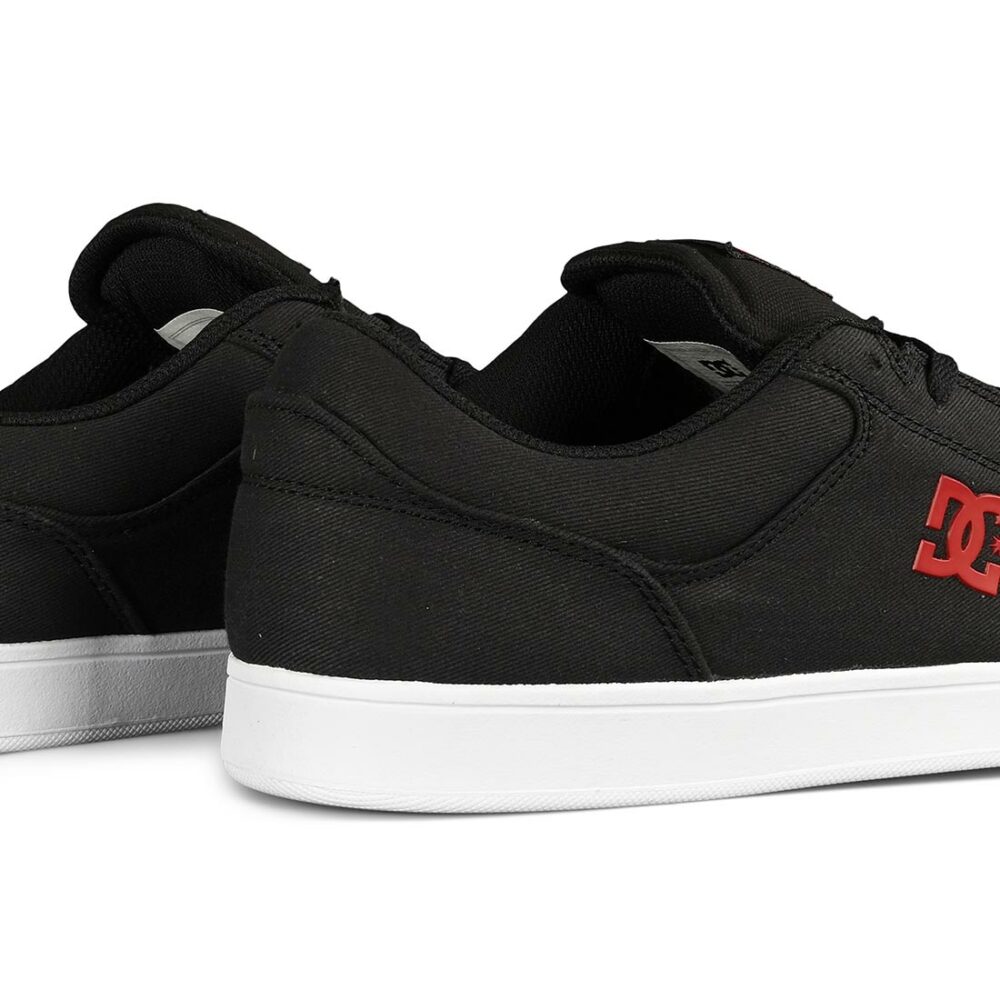 DC Crisis 2 Skate Shoes - Black/Athletic Red/Black