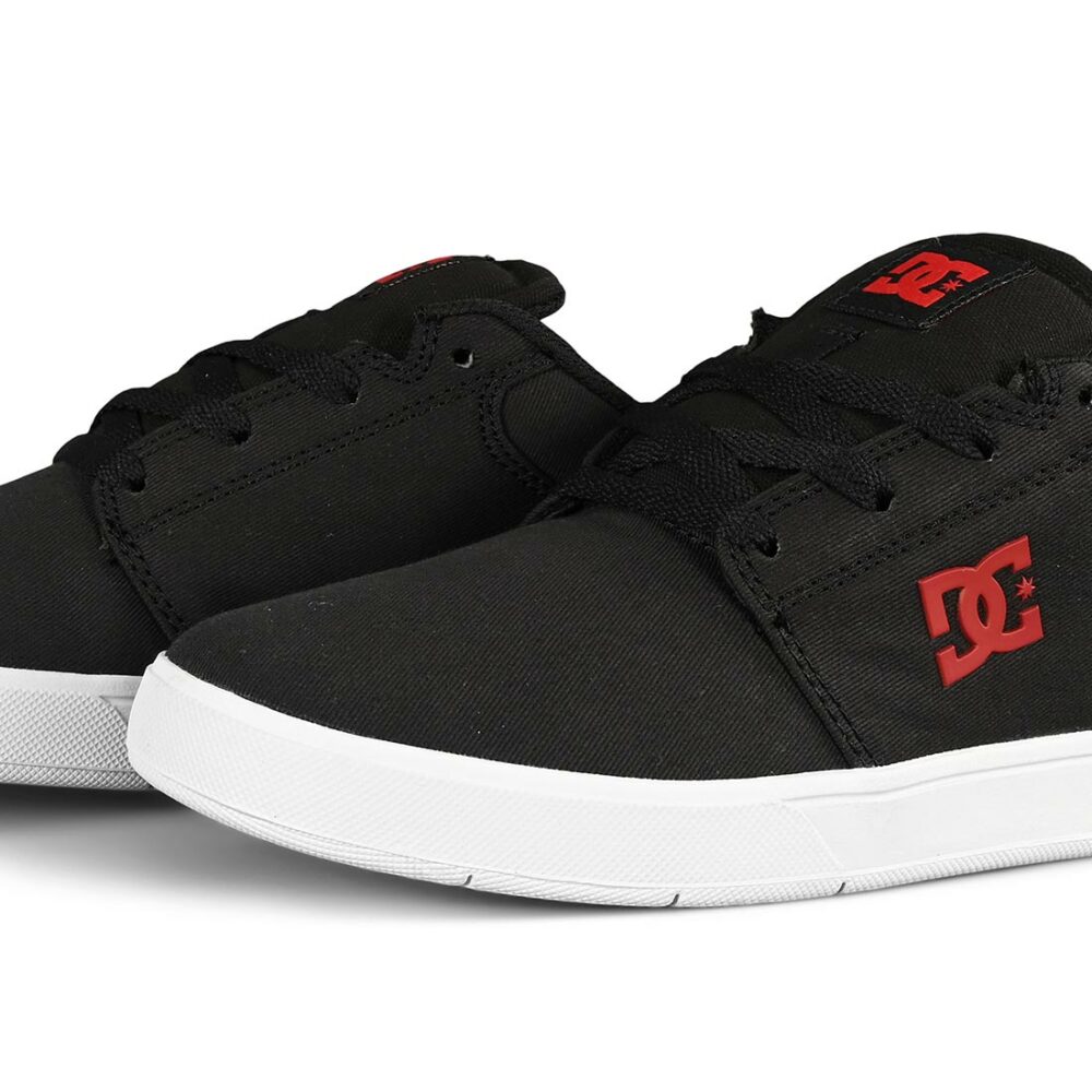 DC Crisis 2 Skate Shoes - Black/Athletic Red/Black