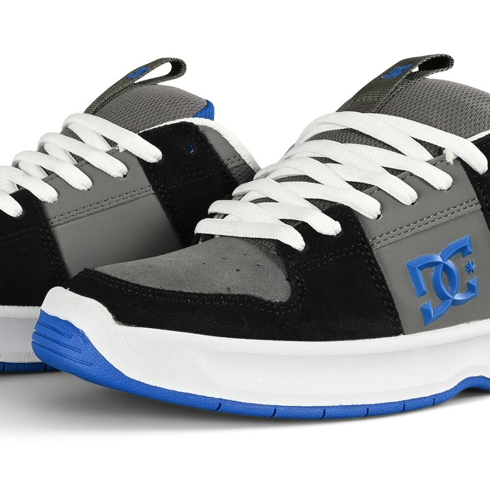 DC Lynx Zero S Skate Shoes - Black/Grey/Blue