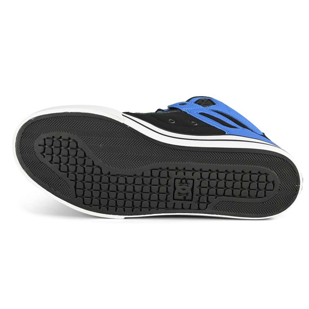 DC Pure High Top WC Skate Shoes - Black/Royal