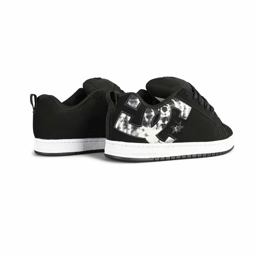 DC Court Graffik Skate Shoes - Black/Multi/White