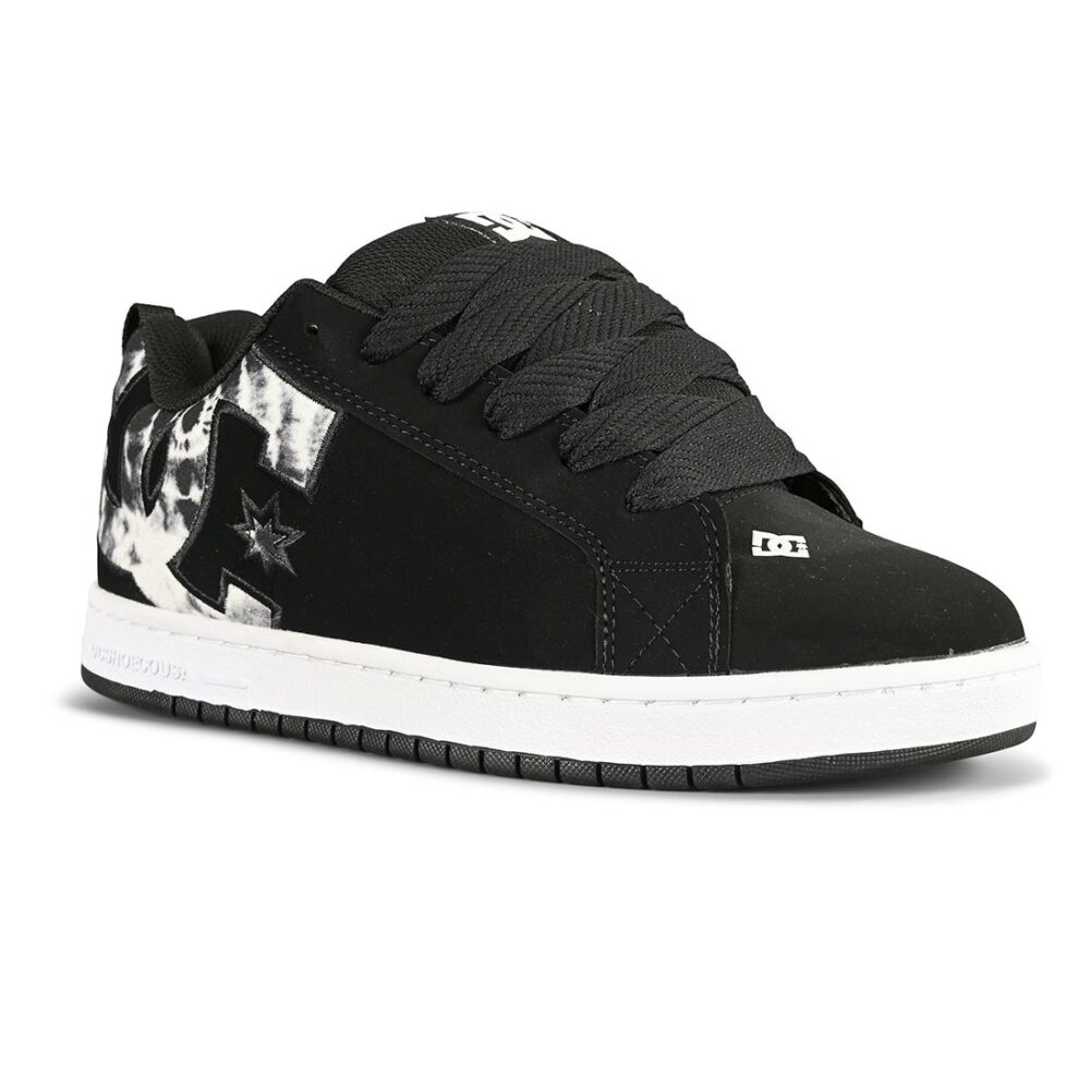 DC Court Graffik Skate Shoes - Black/Multi/White