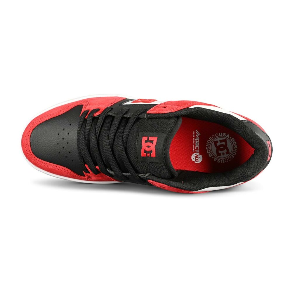 DC Manteca 4 S Skate Shoes - Red/Black/White