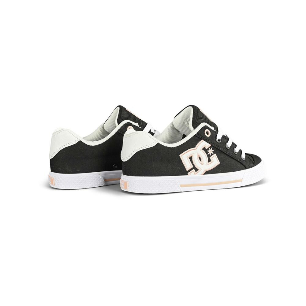 DC Women's Chelsea Skate Shoes - Black/White/Pink