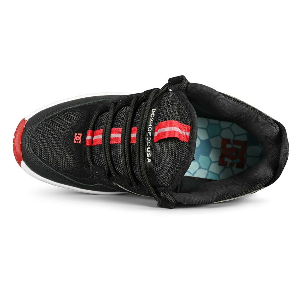 DC x Nocturnal Kalynx Skate Shoes - Black/White/Red