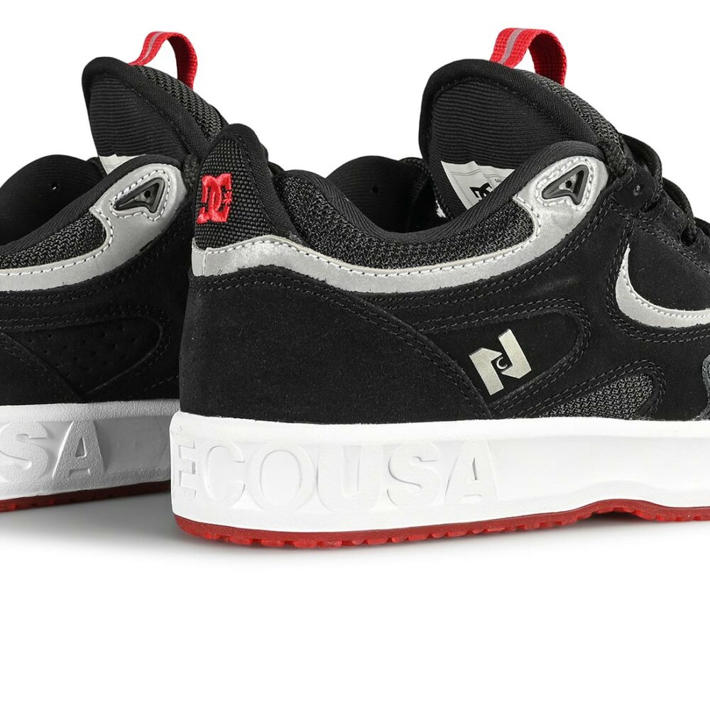 DC x Nocturnal Kalynx Skate Shoes - Black/White/Red