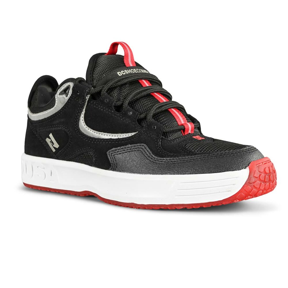 DC x Nocturnal Kalynx Skate Shoes - Black/White/Red