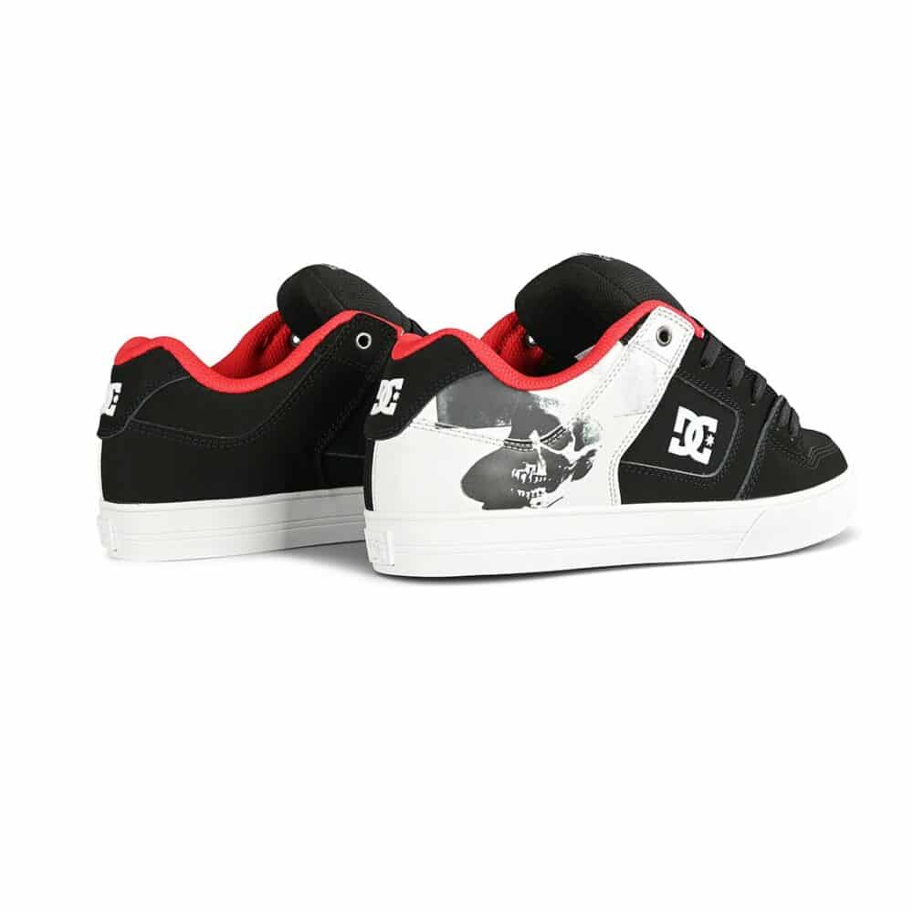 DC x Warhol Pure Skate Shoes - Black/White/Black