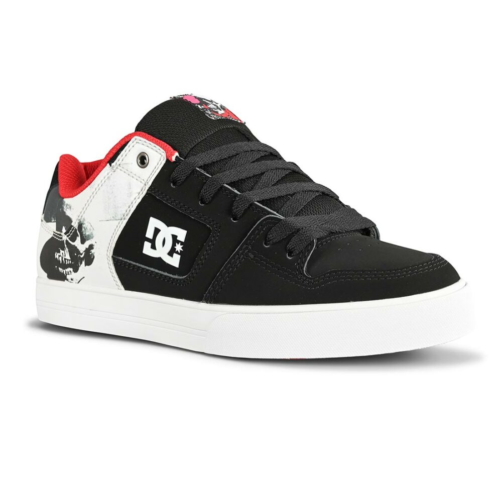 DC x Warhol Pure Skate Shoes - Black/White/Black