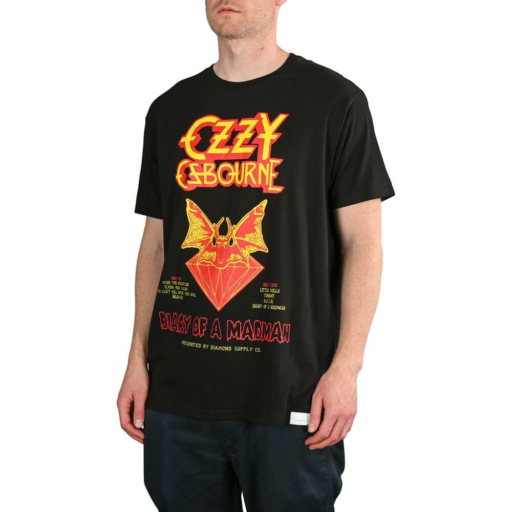 Diamond x Ozzy Diary of a Madman S/S T-Shirt - Black