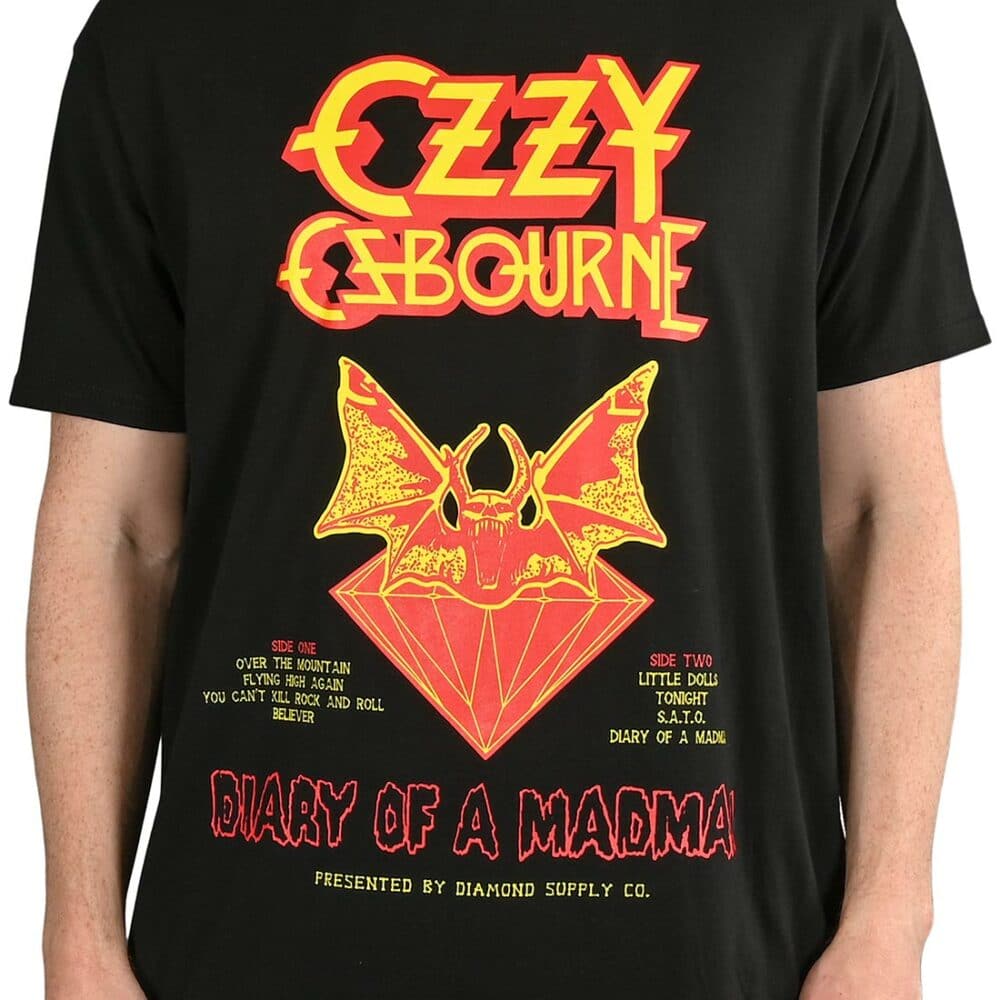 Diamond x Ozzy Diary of a Madman S/S T-Shirt - Black