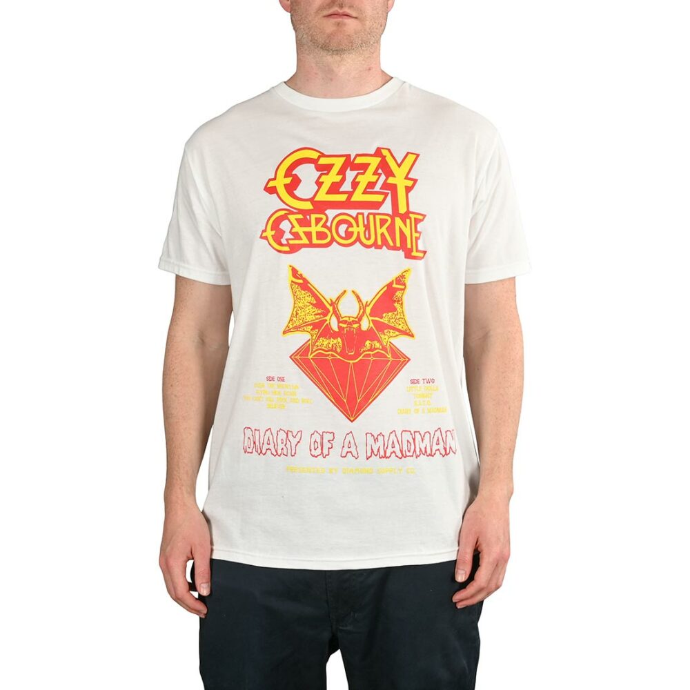 Diamond x Ozzy Diary of a Madman S/S T-Shirt - White