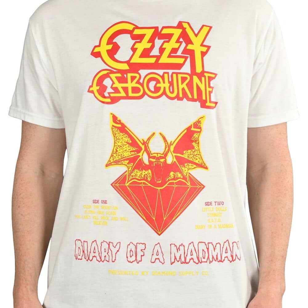 Diamond x Ozzy Diary of a Madman S/S T-Shirt - White