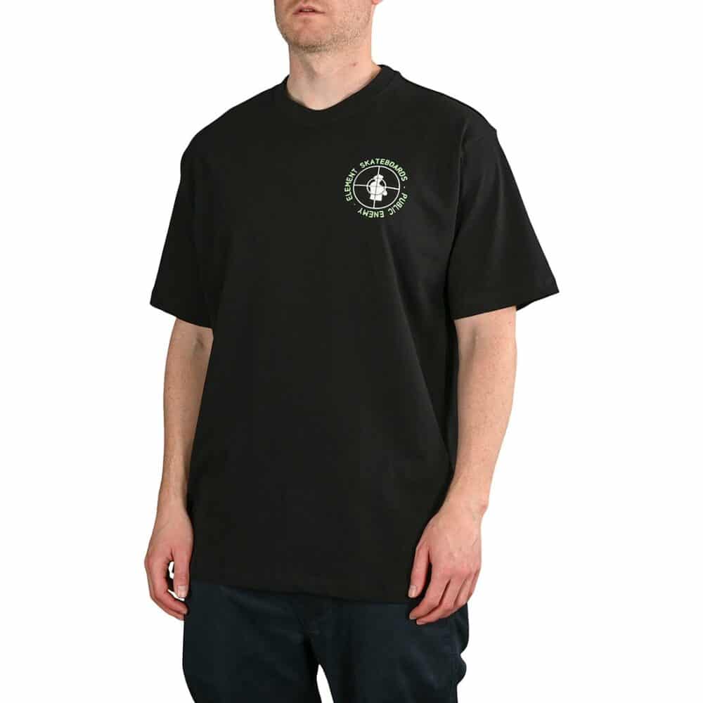 Element x Public Enemy Logo S/S T-Shirt - Flint Black