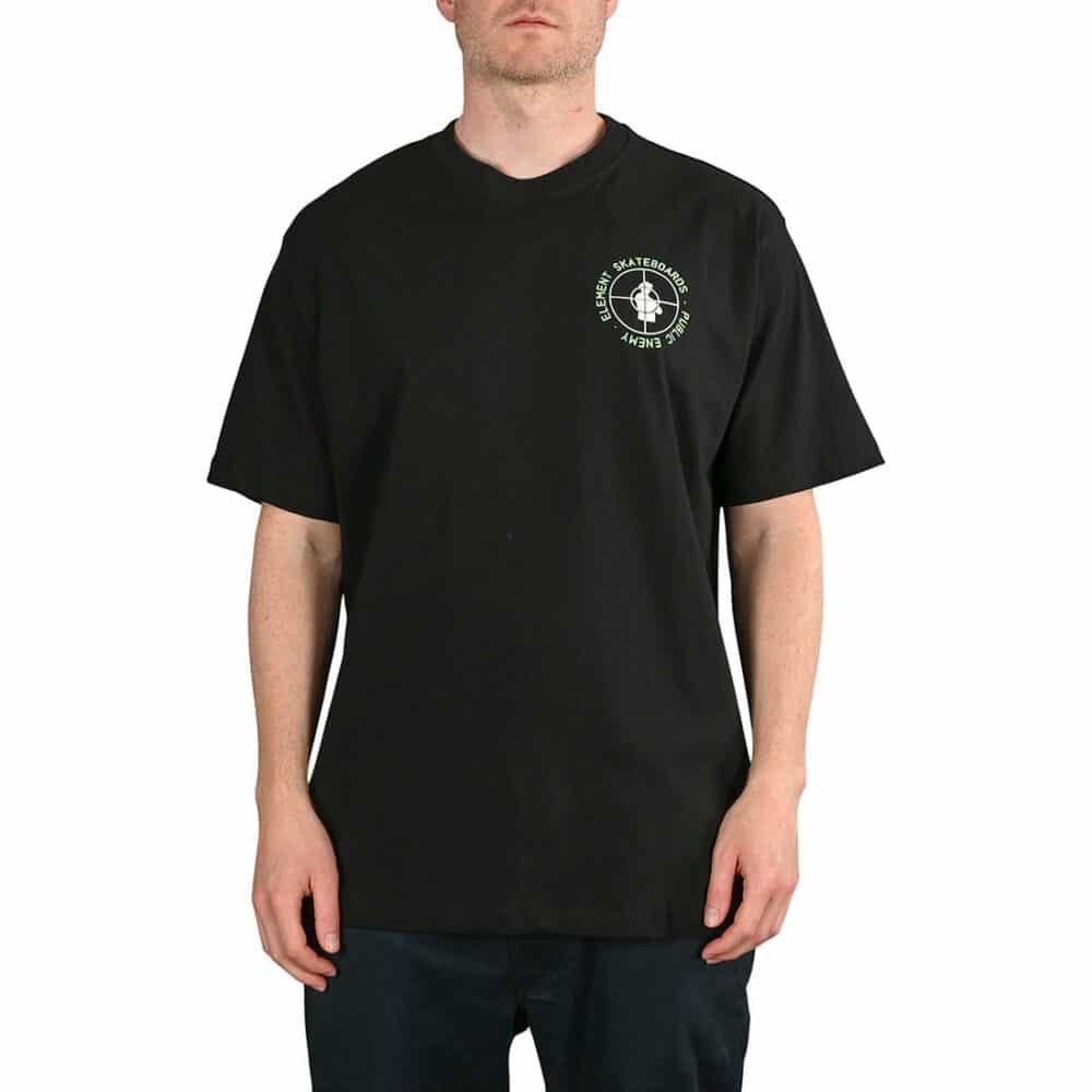 Element x Public Enemy Logo S/S T-Shirt - Flint Black