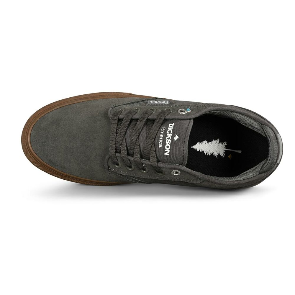 Emerica Dickson Skate Shoes - Grey/Gum