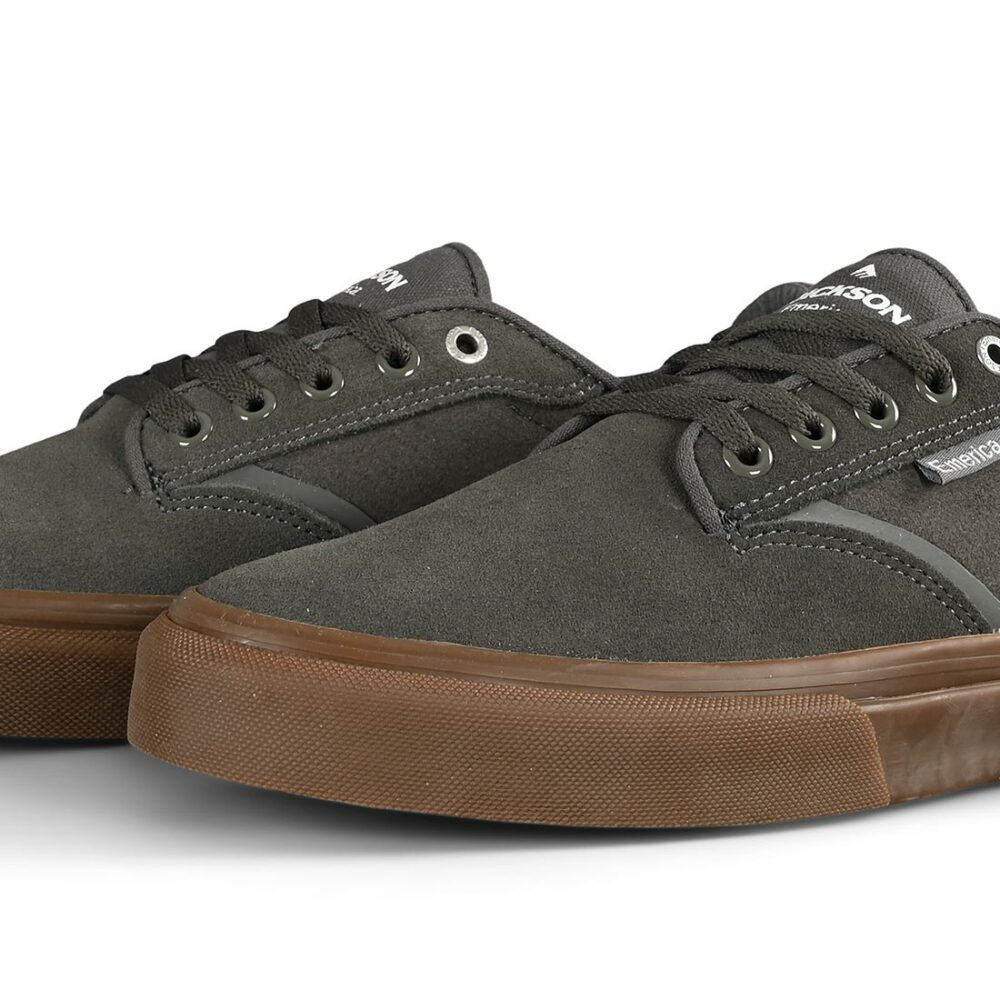 Emerica Dickson Skate Shoes - Grey/Gum