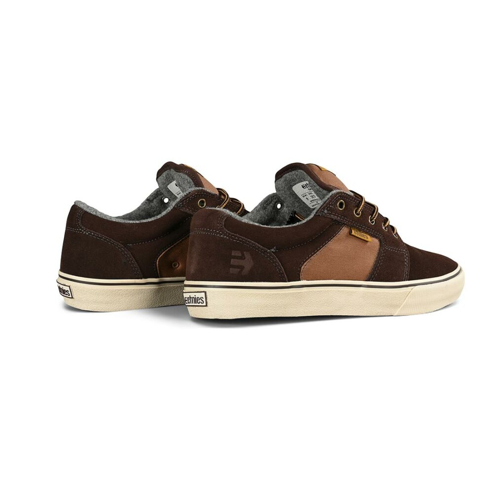 Etnies Barge LS Skate Shoes - Brown/Tan/Brown