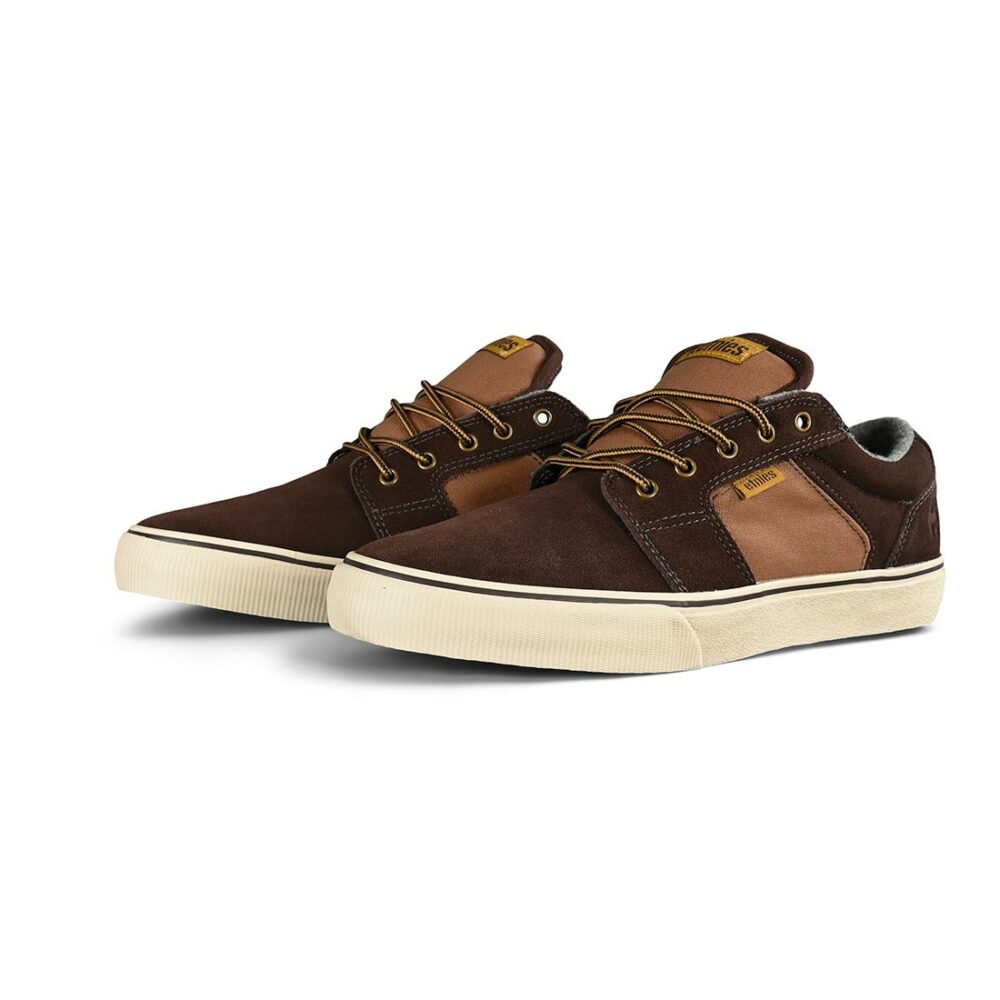 Etnies Barge LS Skate Shoes - Brown/Tan/Brown