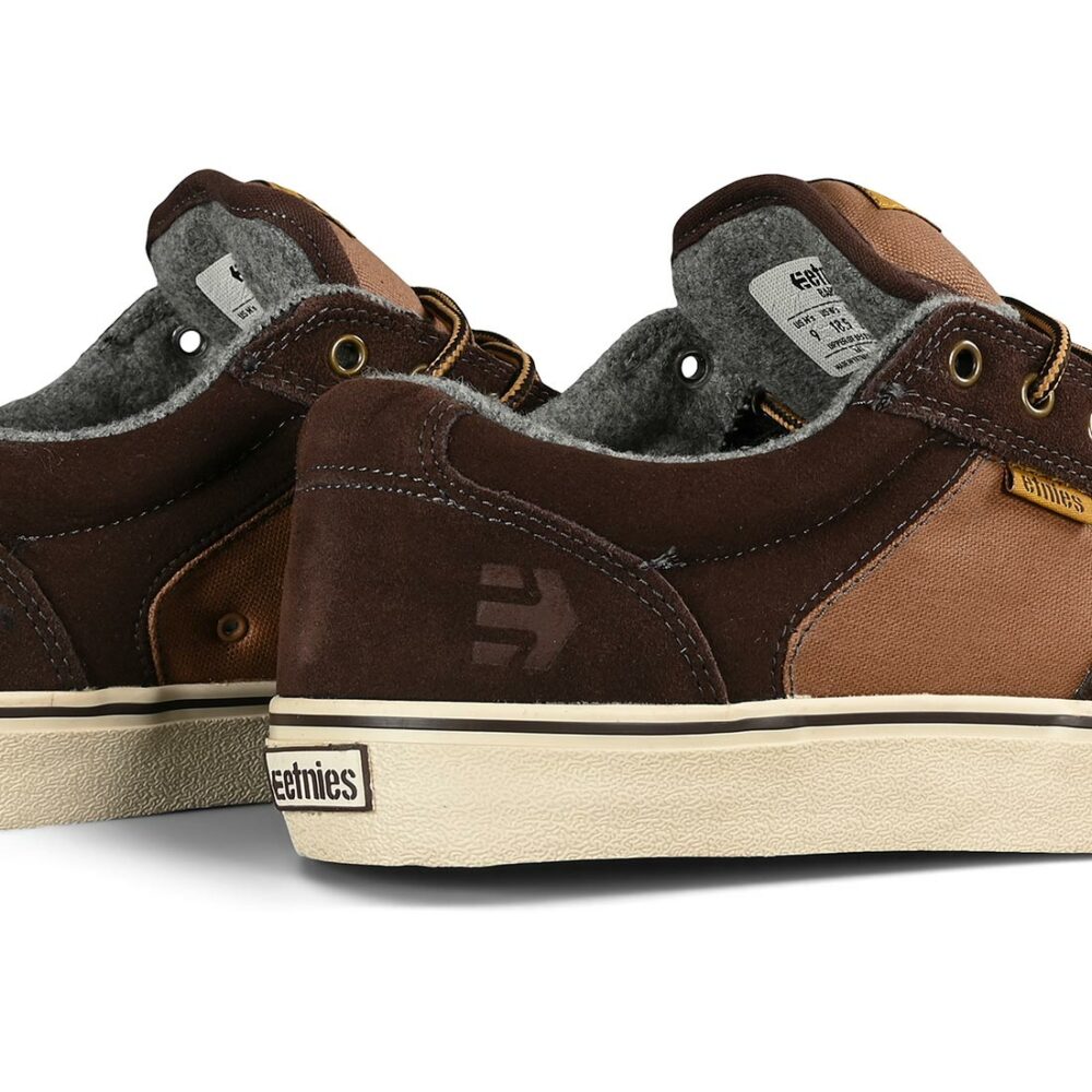 Etnies Barge LS Skate Shoes - Brown/Tan/Brown