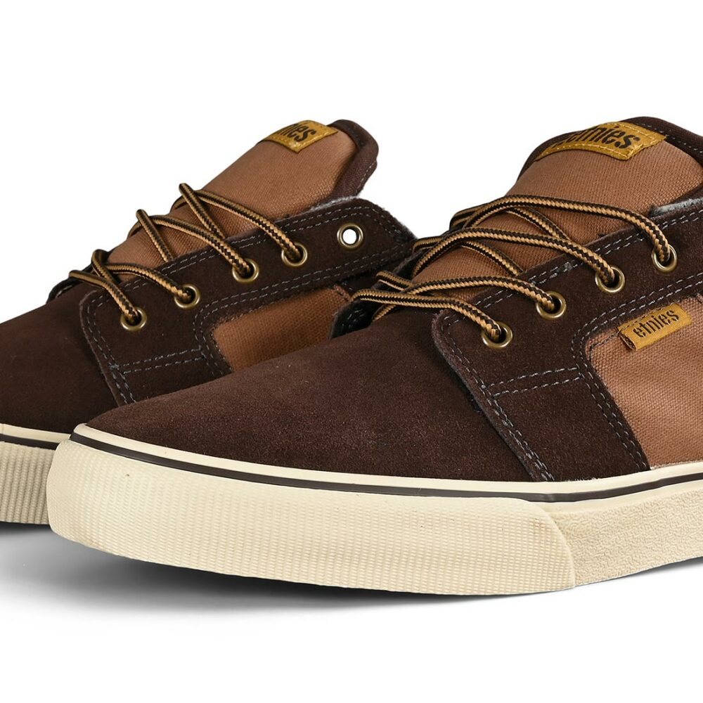 Etnies Barge LS Skate Shoes - Brown/Tan/Brown