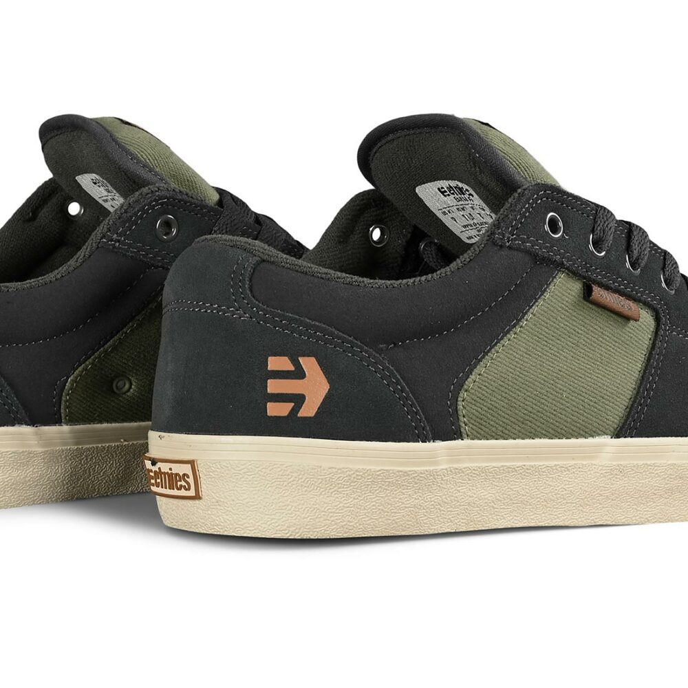 Etnies Barge LS Skate Shoes - Grey/Green