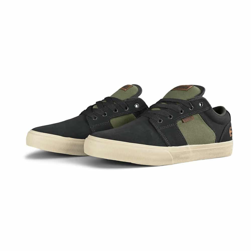 Etnies Barge LS Skate Shoes - Grey/Green