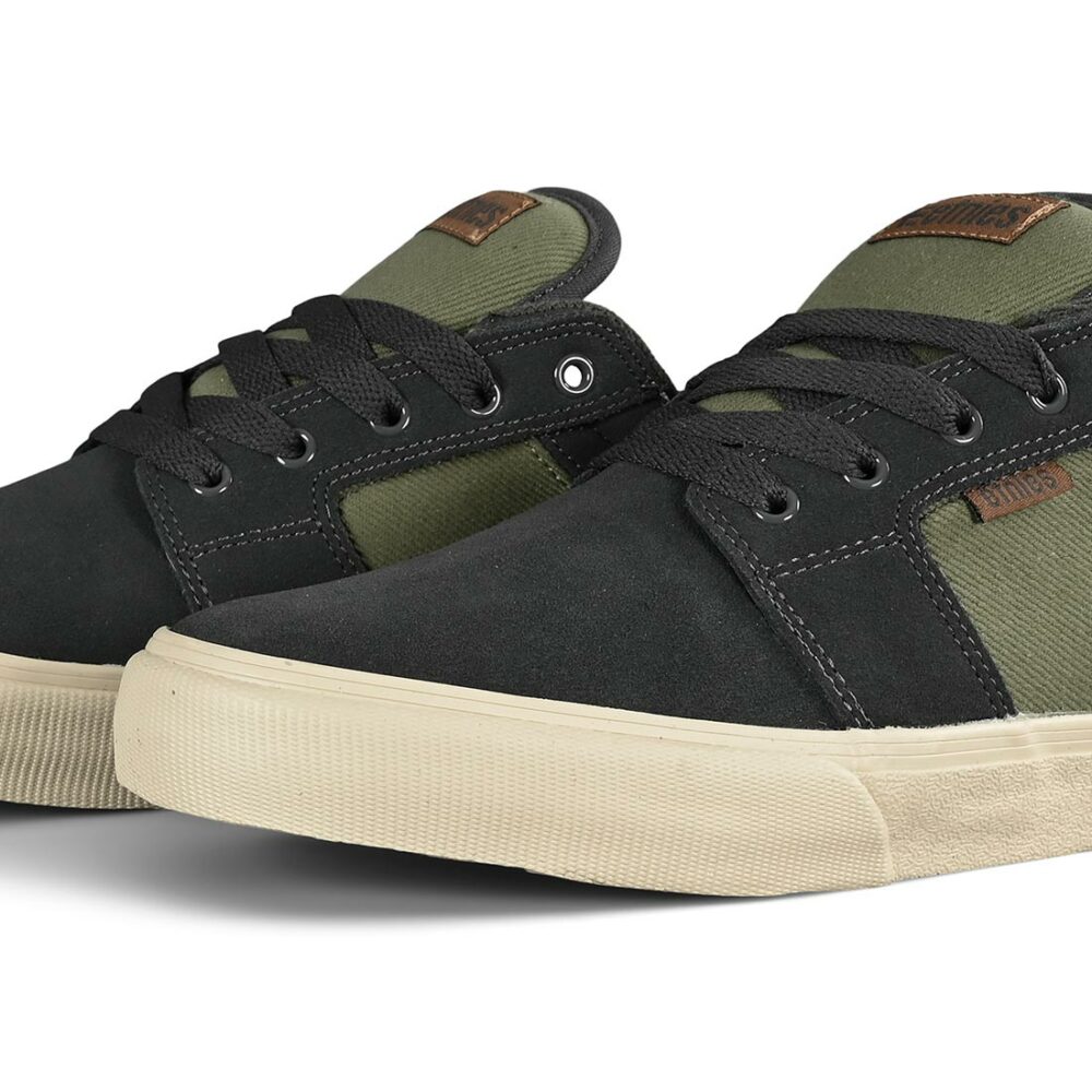 Etnies Barge LS Skate Shoes - Grey/Green