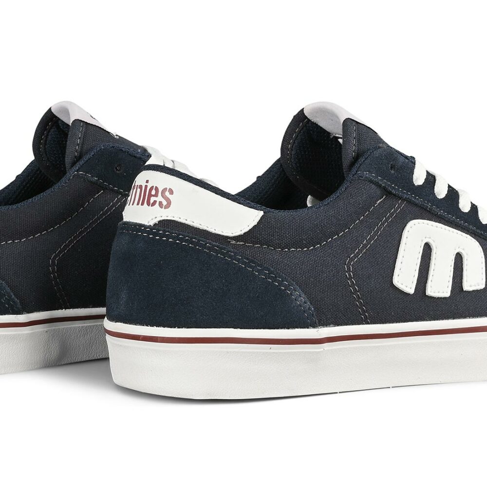 Etnies Calli-Vulc Skate Shoes - Navy/White