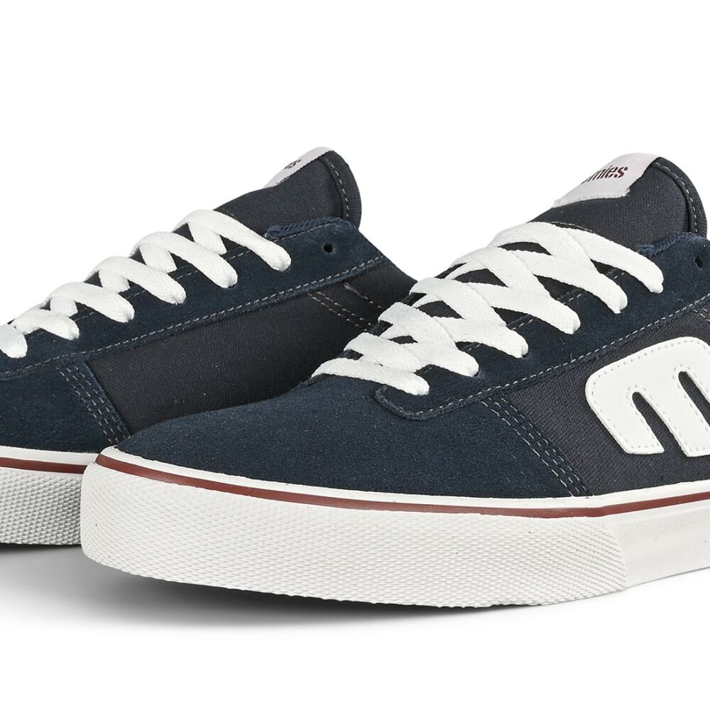 Etnies Calli-Vulc Skate Shoes - Navy/White