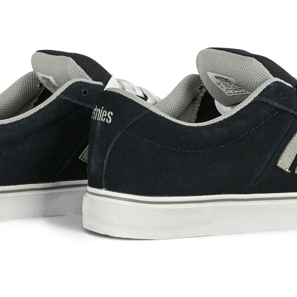 Etnies Kingpin Vulc Skate Shoes - Navy/Grey/White