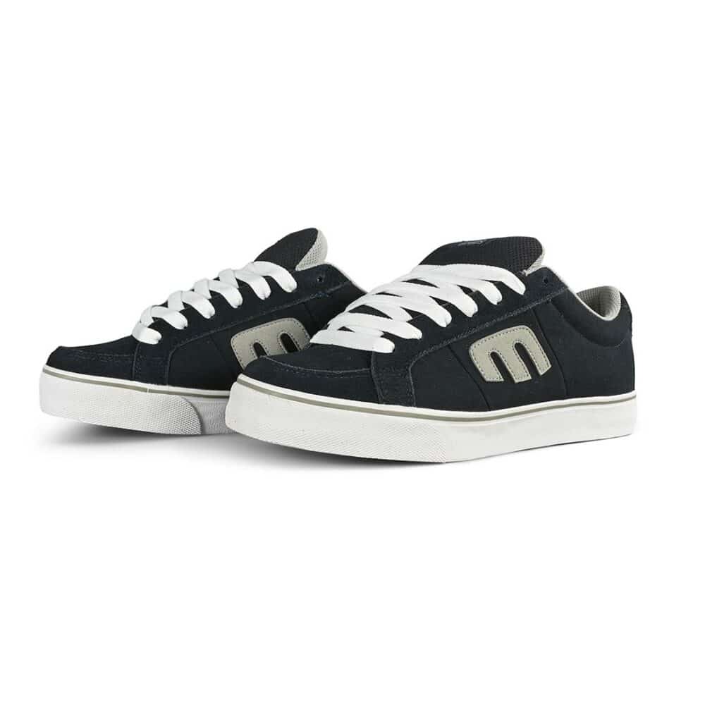 Etnies Kingpin Vulc Skate Shoes - Navy/Grey/White