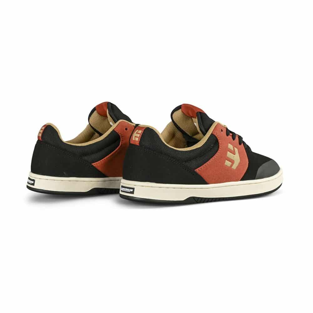 Etnies Marana Skate Shoes - Black/Tan/Orange