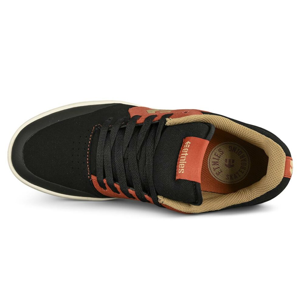 Etnies Marana Skate Shoes - Black/Tan/Orange